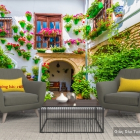 Wallpaper living room Fm177