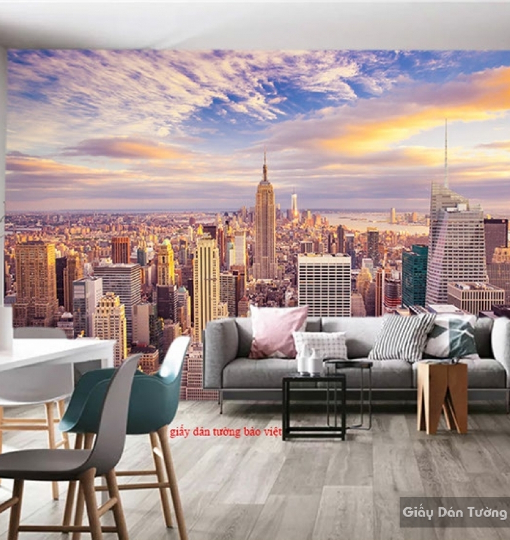 Wallpaper living room Fm248