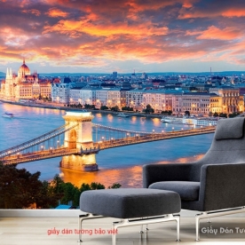 Wallpaper living room Fm269