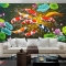 Ft095 living room wallpaper