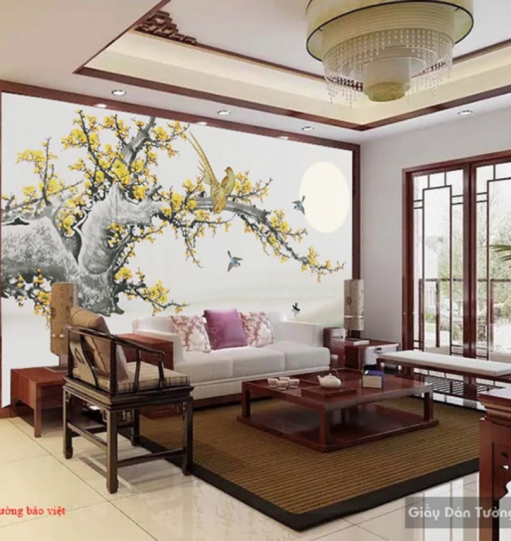 Wallpaper living room H158