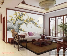 Wallpaper living room H158
