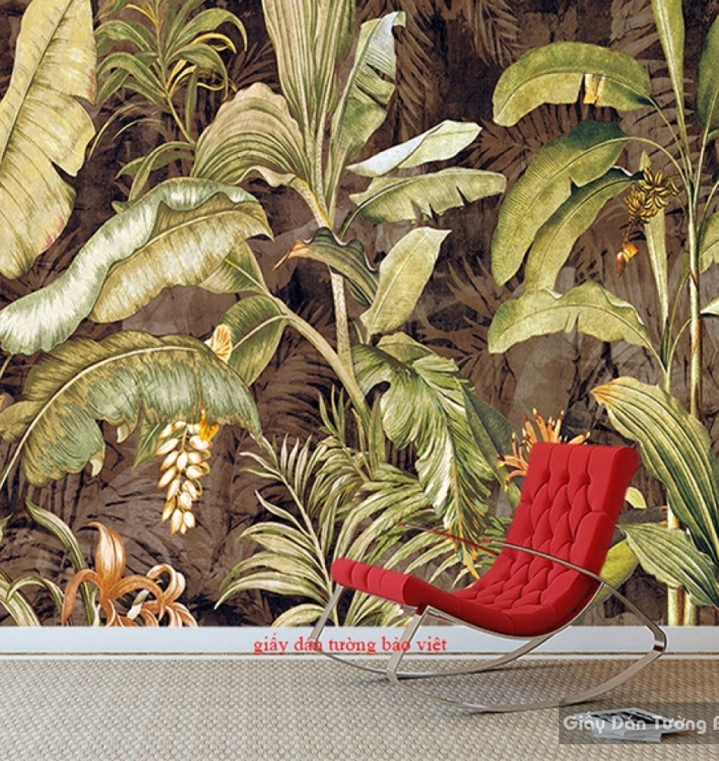 Wallpaper living room H163