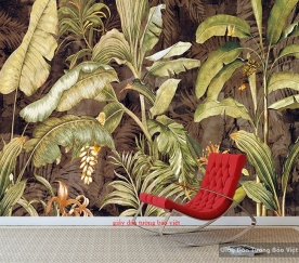 Wallpaper living room H163