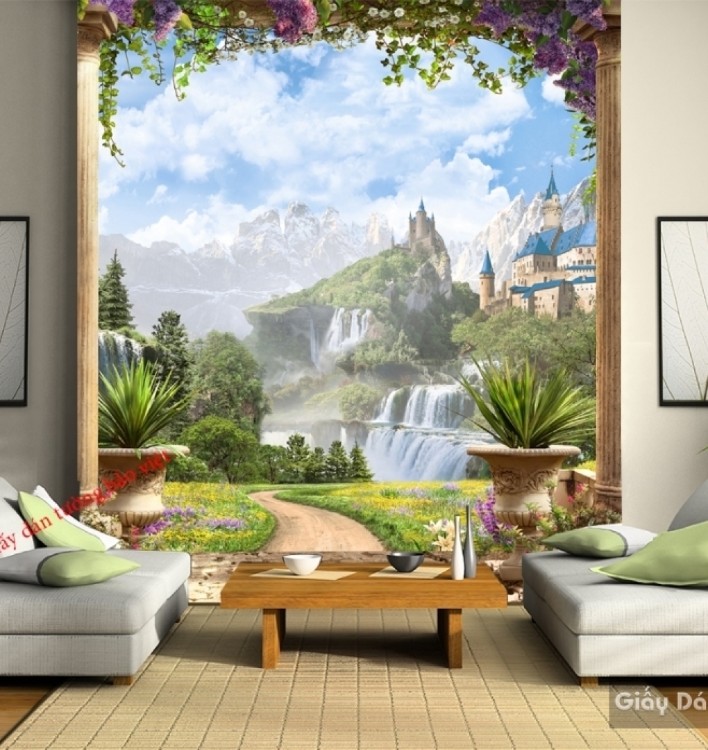 Wallpaper living room W049