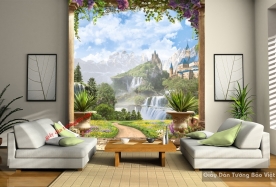 Wallpaper living room W049
