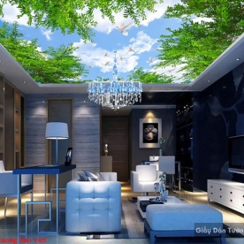 Living room wallpaper for ceiling C159