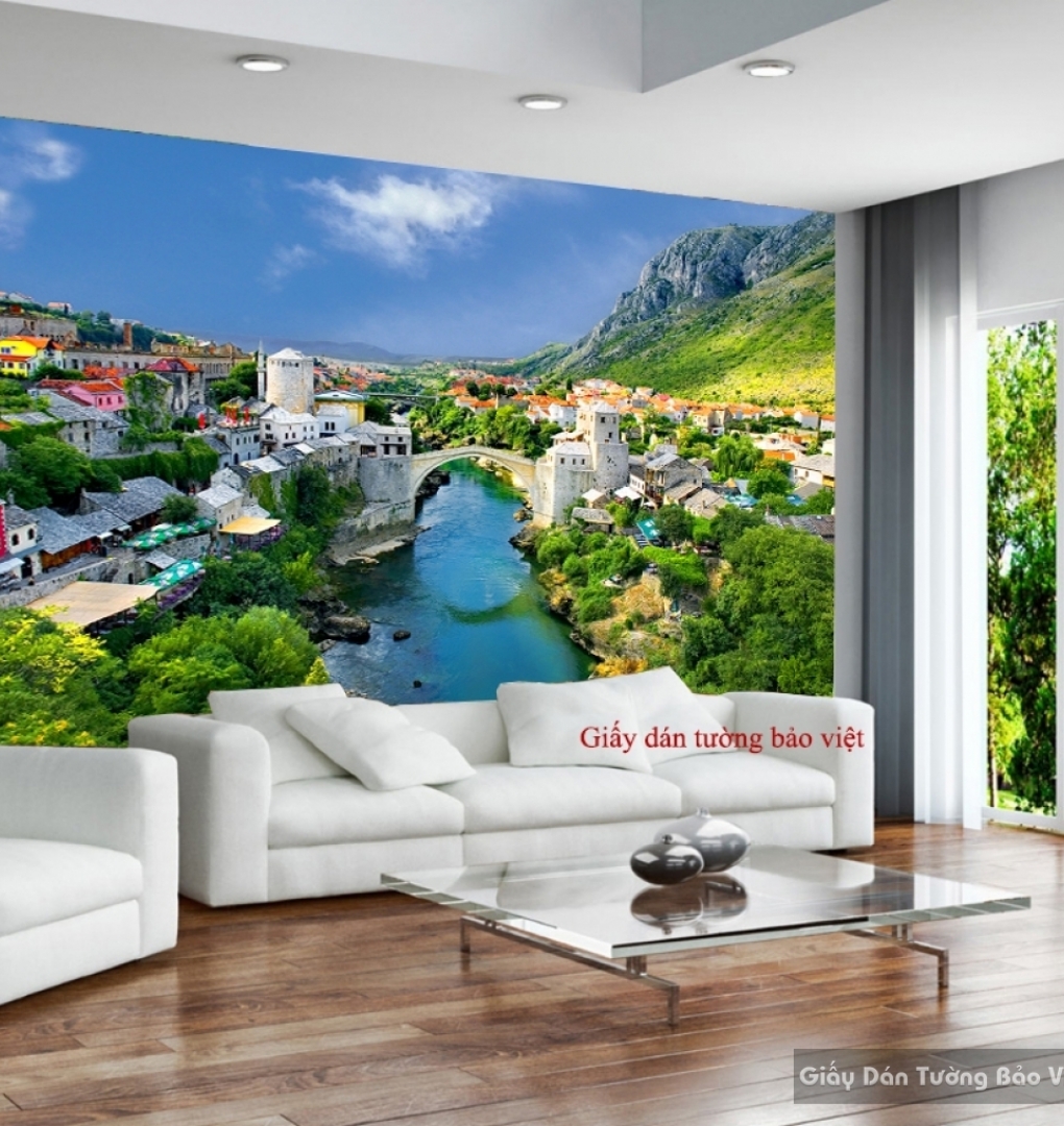 Beautiful living room wallpaper Fm168