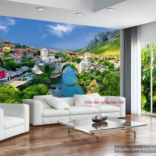 Beautiful living room wallpaper Fm168