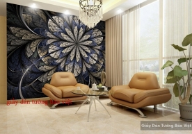 Beautiful living room wallpaper H093