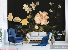 Beautiful living room wallpaper H209