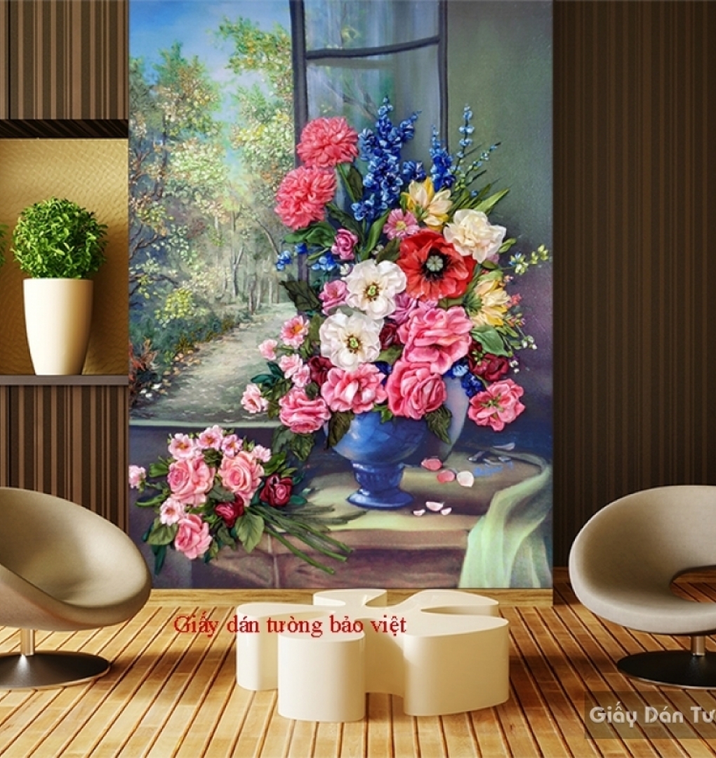Beautiful living room wallpaper K090