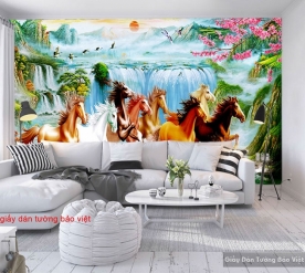 Living room wallpaper, unique, successful Hr023