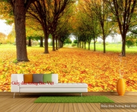 Autumn living room wallpaper Tr145