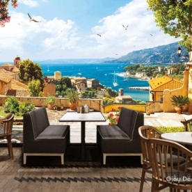 Wallpaper living room v151