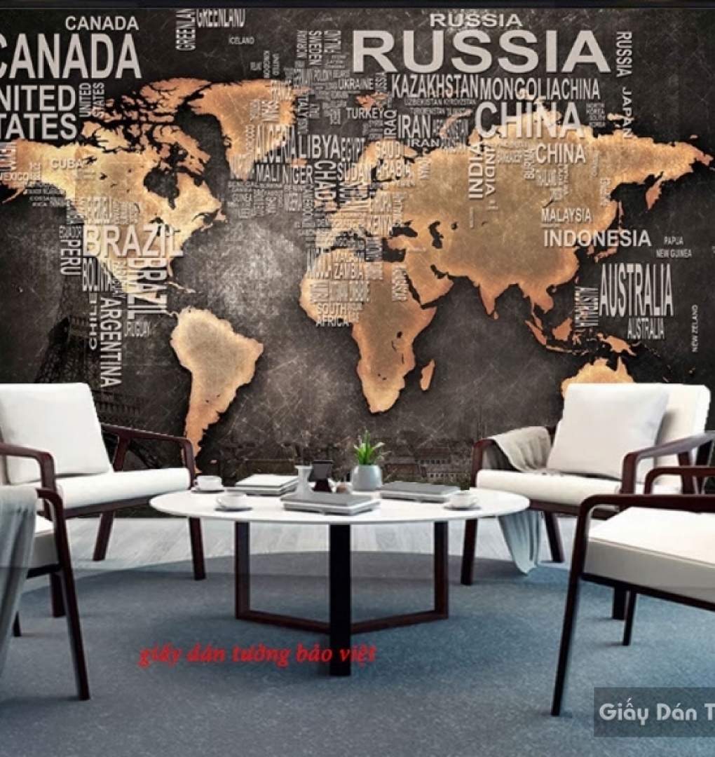 Wallpaper for the living room d156