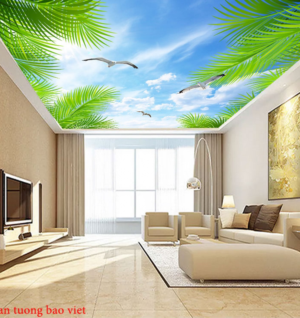 Living room wallpaper for ceilings c173