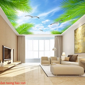 Living room wallpaper for ceilings c173