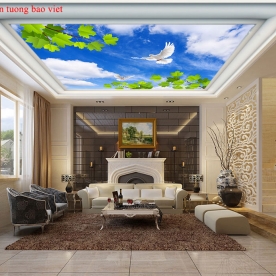 Living room wallpaper for ceilings c196