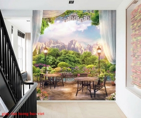 FM439 living room wallpaper