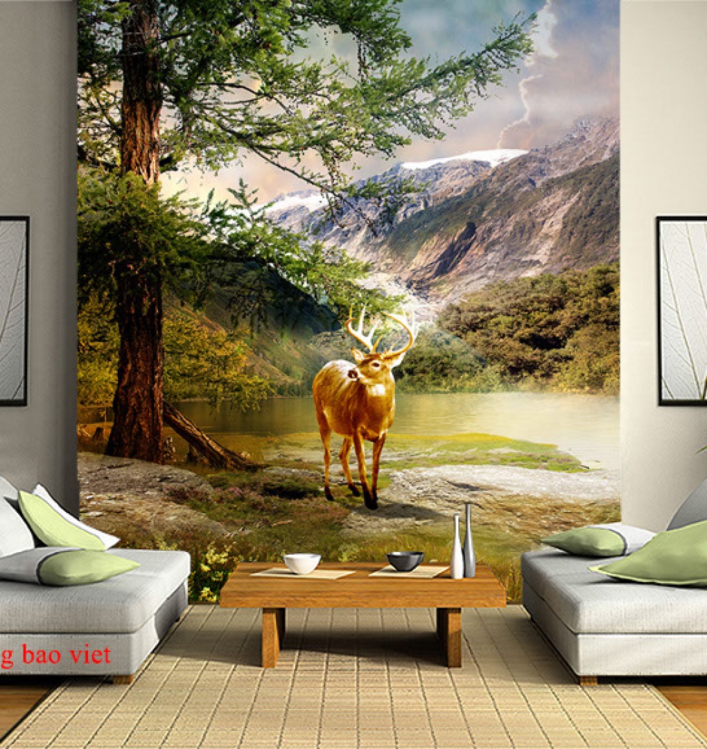 Wallpaper living room k309