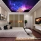 Bedroom ceiling wallpaper C097