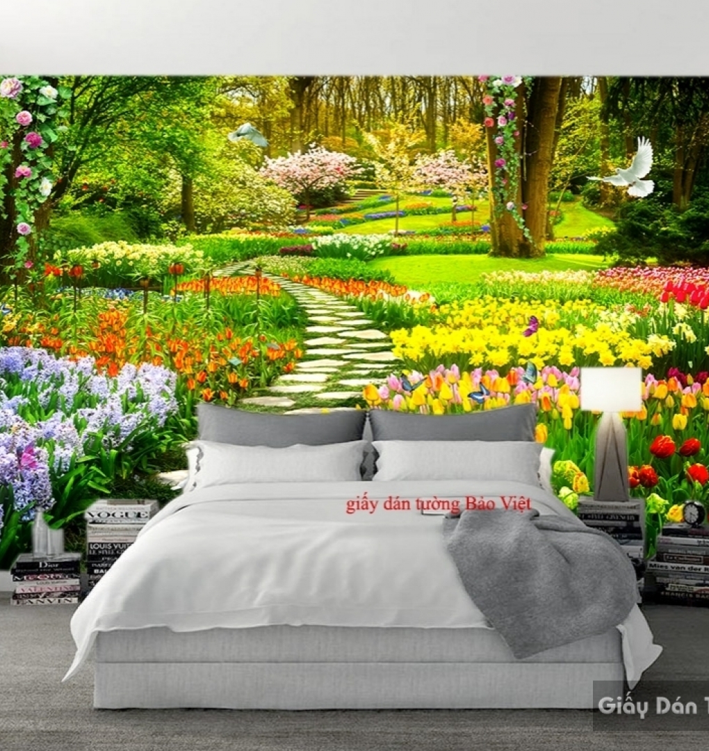 3D wallpaper for bedrooms Fi042