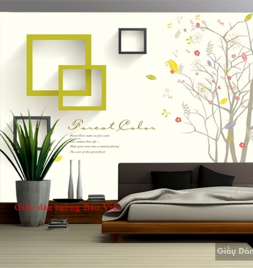 Wallpaper for bedrooms 3D-058