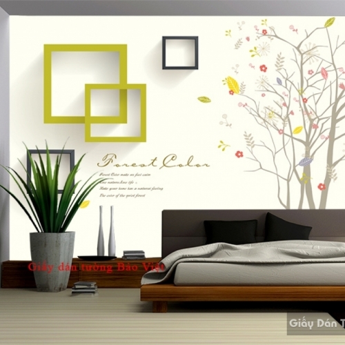 Wallpaper for bedrooms 3D-058