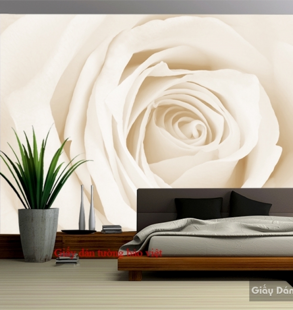 3D flower wallpaper bedroom H137