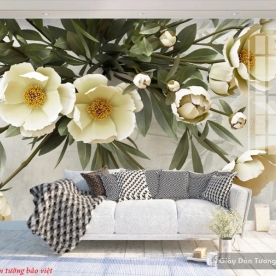 3d floral wallpaper for bedrooms d157