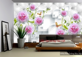 Bedroom wallpaper 3D-044