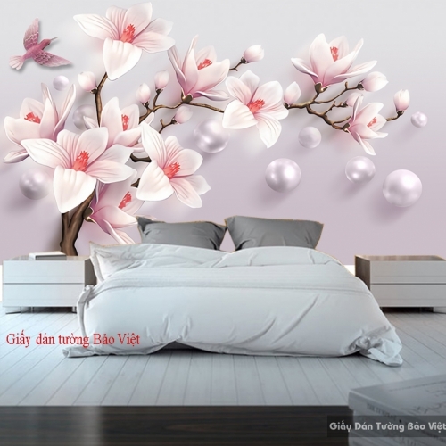 3D bedroom wallpaper FL093