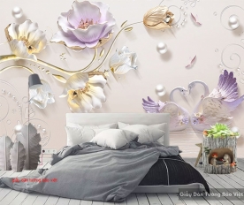 3D bedroom wallpaper FL105