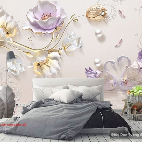 3D bedroom wallpaper FL105