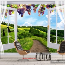 3D bedroom wallpaper Fi070