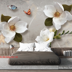 3D bedroom wallpaper H167