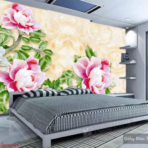3D bedroom wallpaper FL143