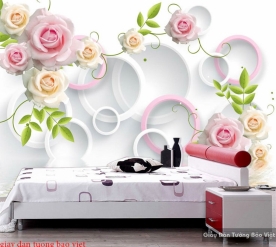 3d bedroom wallpaper d235