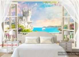 Bedroom wallpaper D028