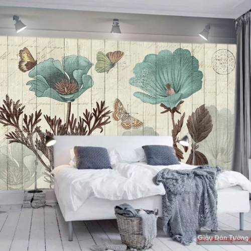 Bedroom wallpaper H165