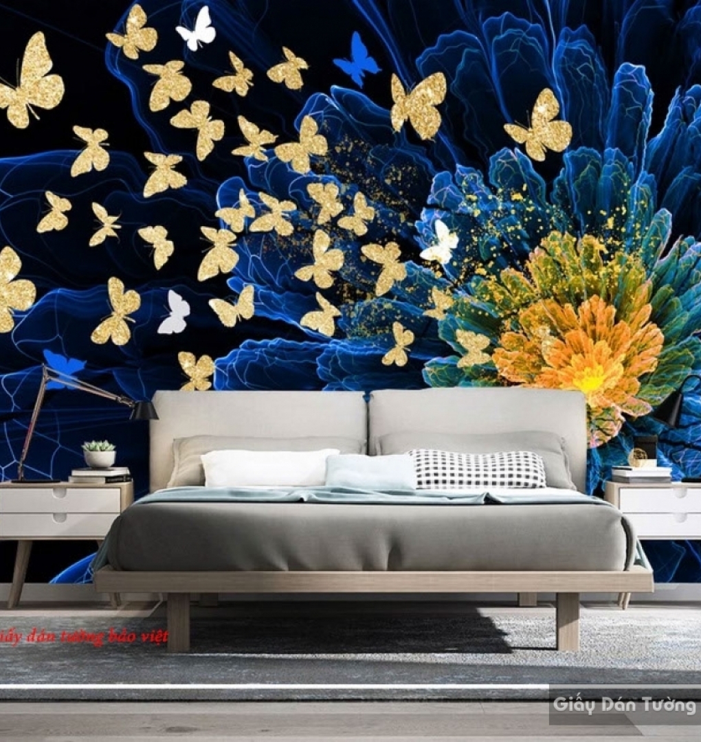 Bedroom wallpaper d128