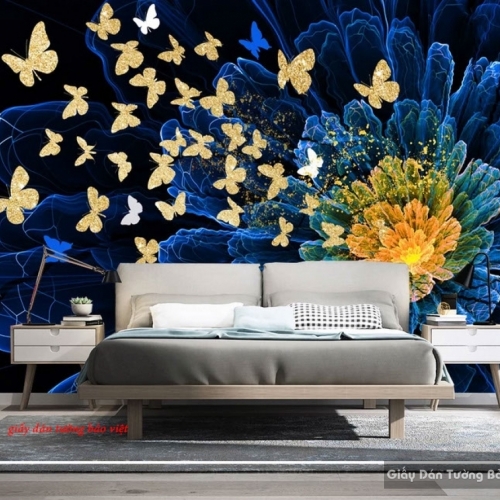 Bedroom wallpaper d128