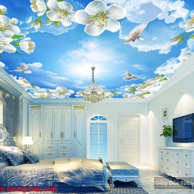 Bedroom wallpaper ceilings c153