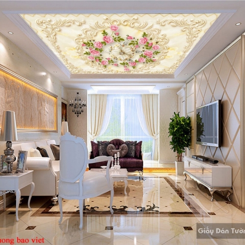 Bedroom wallpaper ceilings c156