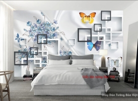 Beautiful bedroom wallpaper 3D-028