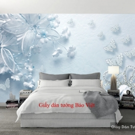 Beautiful bedroom wallpaper FL079