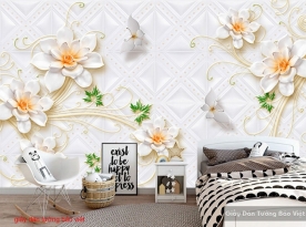 Beautiful bedroom wallpaper FL108