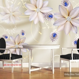 Beautiful bedroom wallpaper FL110