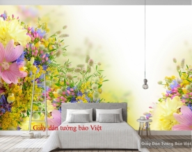 Beautiful bedroom wallpaper H118